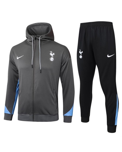 Tottenham Hotspur Trainingsjacke mit Kapuze 2425 - Dunkelgrau