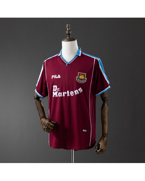 West Ham United Heimtrikot im Retro-Stil für die Saison 1999/01
