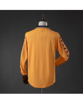 Wolves Heimtrikot der Saison 98/99, langärmelig, Retro-Design