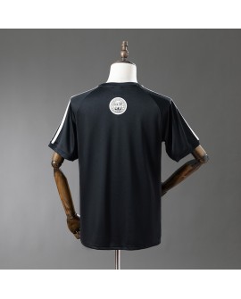 Oasis Live '25 Originals 3-Streifen Fußballtrikot Schwarz