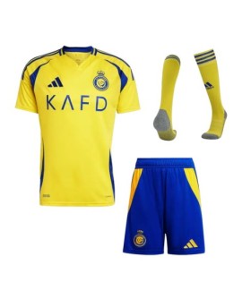 Al Nassr Heim-Fußballtrikot-Set 2024/25 (Trikot + Shorts + Socken)