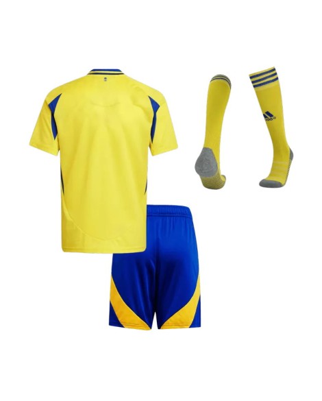 Al Nassr Heim-Fußballtrikot-Set 2024/25 für Kinder (Trikot + Shorts + Socken)