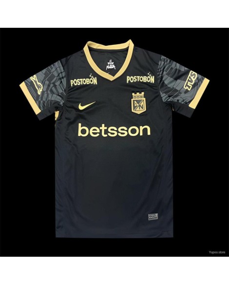 Schwarzes Auswärtstrikot von Atlético Nacional 25/26
