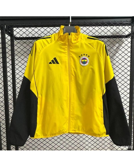 Winddichte Jacke von Fenerbahce für die Saison 25-26
