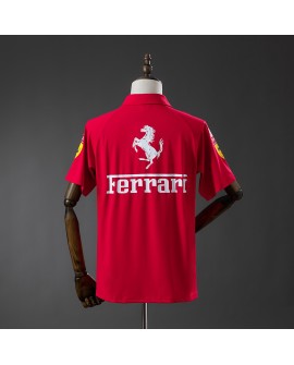 Ferrari F1 2025 Rotes Poloshirt