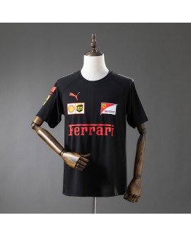 Ferrari F1 2025 Schwarzes T-Shirt
