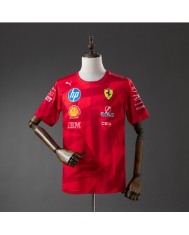 Ferrari F1 2025 Rotes T-Shirt
