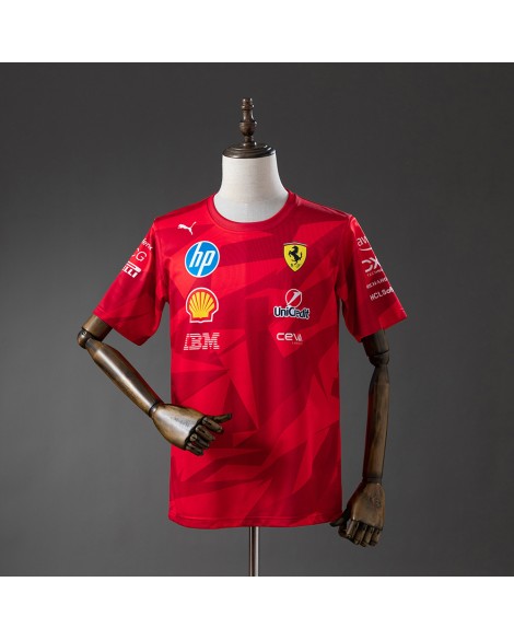 Ferrari F1 2025 Rotes T-Shirt