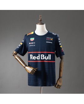 Red Bull F1 2025 Marineblaues T-Shirt