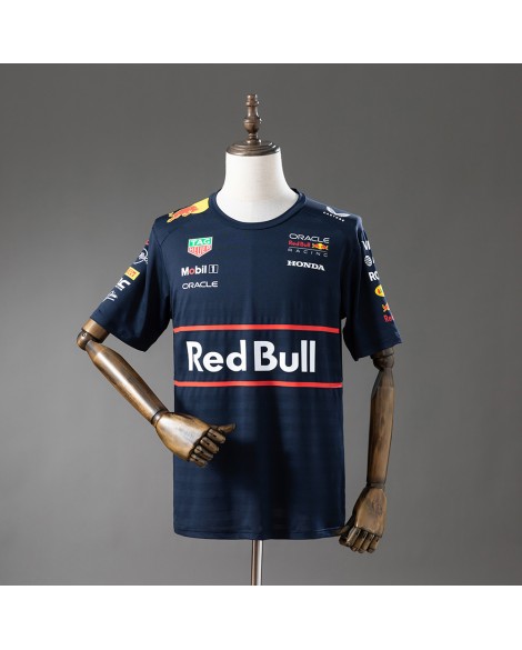 Red Bull F1 2025 Marineblaues T-Shirt