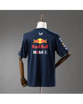 Red Bull F1 2025 Marineblaues T-Shirt