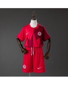 Kanada 2026 Heimtrikot-Set (Trikot + Shorts) - Kind