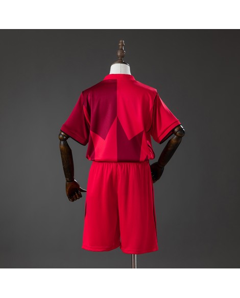 Kanada 2026 Heimtrikot-Set (Trikot + Shorts) - Kind