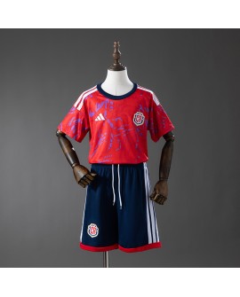 Costa Rica 2026 Heim-Outfit (Trikot + Hose) – Kind