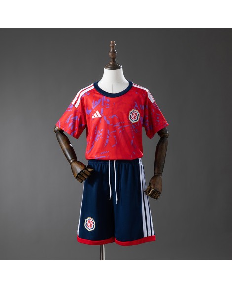 Costa Rica 2026 Heim-Outfit (Trikot + Hose) – Kind