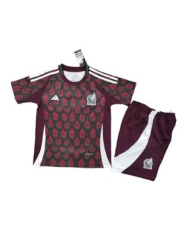 Mexiko Copa America 2024 Heimtrikot für Kinder (Trikot + Shorts)