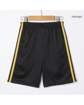 Mexiko Auswärtstrikot für Kinder (Trikot + Shorts) 2025, Schwarz – Gold Cup