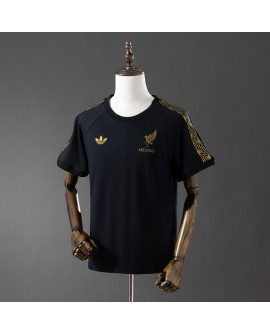 Mexiko Gold 3-Streifen T-Shirt