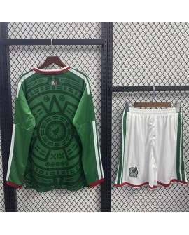 Mexiko 2026 Heimtrikot-Set (Langarmtrikot + Shorts)