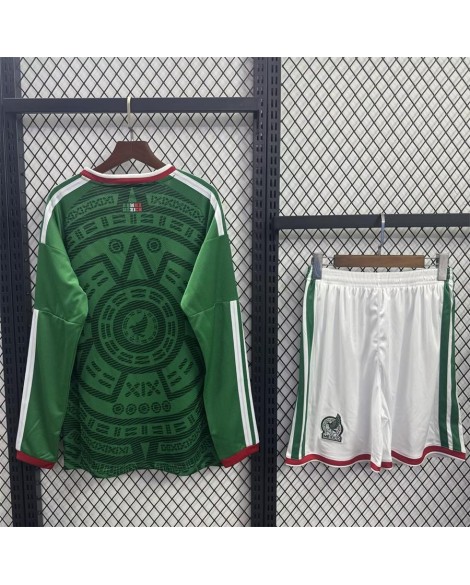 Mexiko 2026 Heimtrikot-Set (Langarmtrikot + Shorts)