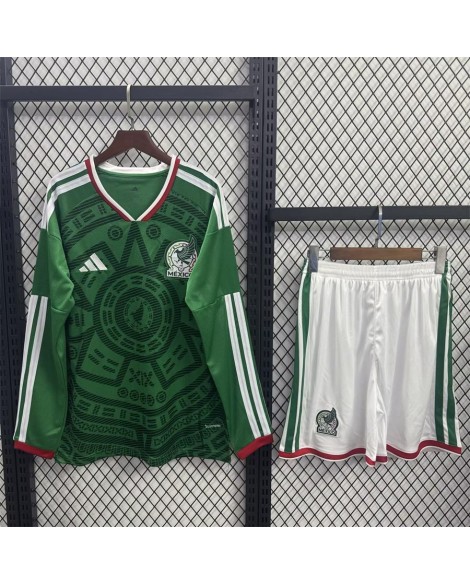 Mexiko 2026 Heimtrikot-Set (Langarmtrikot + Shorts)