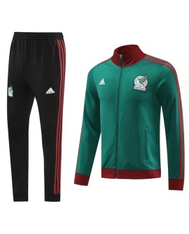 Mexiko-Leichtathletik-Trainingsset (Jacke + Hose) Grün 2024/25
