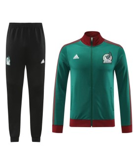 Mexiko-Leichtathletik-Trainingsset (Jacke + Hose) Grün 2024/25