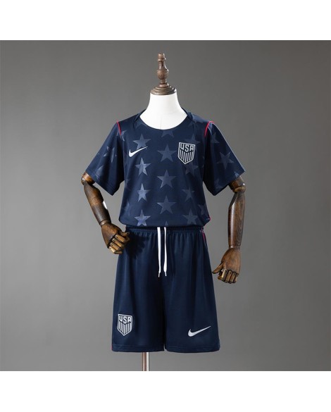 Auswärtstrikot USA 2026 (Trikot + Hose) - Kind