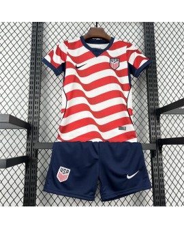 USA WM-Heimtrikot-Set 2026 (Trikot + Shorts) - Kind