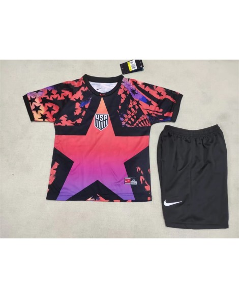 USA Torwarttrikot-Set (Trikot + Shorts) 2627 - Kind