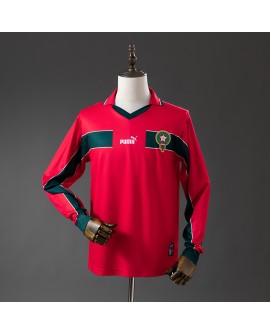 Marokko Auswärtstrikot von 1998 langärmelig Retro