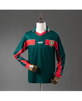 Marokko 1998 Retro-Heimtrikot – langärmlig