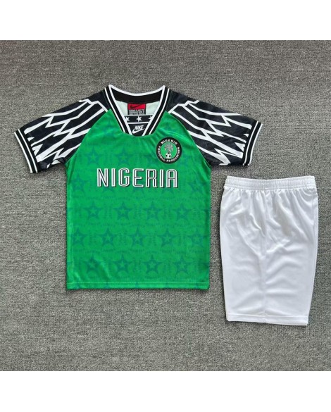 Nigeria 94/95 Retro-Heimtrikot-Set - Kind
