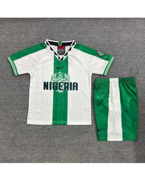 Nigeria 1996 Retro-Auswärtstrikot - Kind