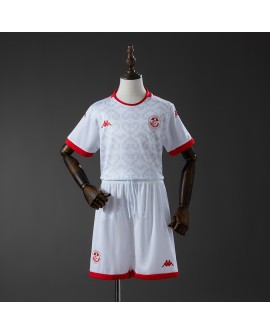 Tunisia 2026 Auswärtstrikot (Trikot + Hose) – Kind