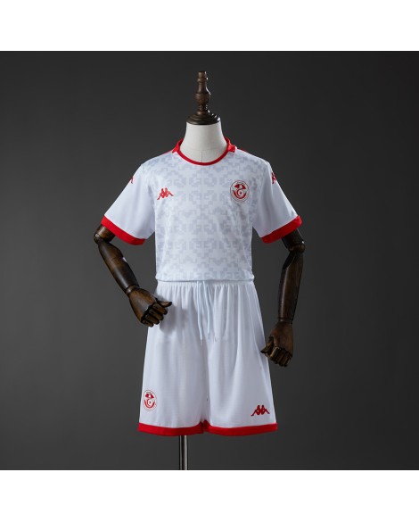 Tunisia 2026 Auswärtstrikot (Trikot + Hose) – Kind