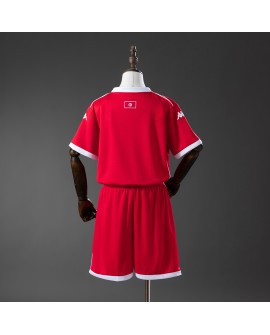 Tunisia Heim-Trikot-Set 2026 (Trikot + Hose) – Kind