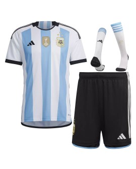 Argentinien-Trikot-Komplettset 2022 Heim – DREI STERNE