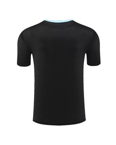 Argentinien Copa America 2024 Aufwärm-Trainingsshirt – Schwarz