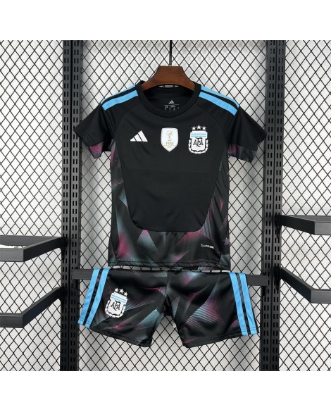 Argentinisches Torwart-Outfit 2526 (Trikot + Shorts) - Kind