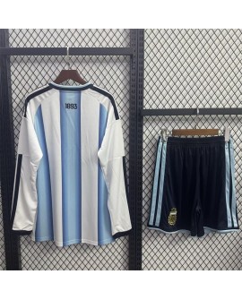 Argentinien 2026 Heimtrikot-Set (Langarmtrikot + Shorts)