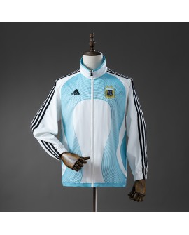 Argentinien 05/06 Retro-Trenchcoat - Weiß und Blau