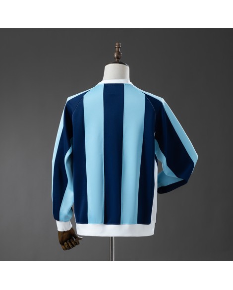 Argentinien blau-schwarzer Hoodie 25/26