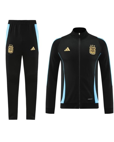 Argentinien Trainingsjacken-Set (Jacke + Hose) schwarz 2024/25