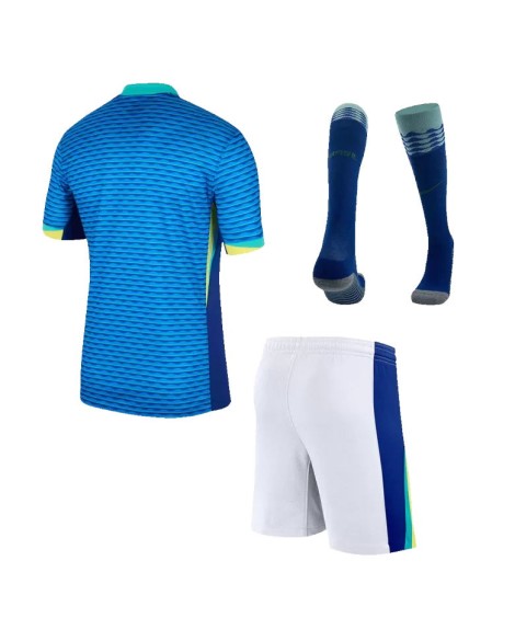 Brasilien Auswärtstrikot 2024 (Trikot+Shorts+Socken)