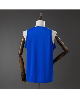 Brazil 2026 Ärmelloses Trainingsshirt – Blau