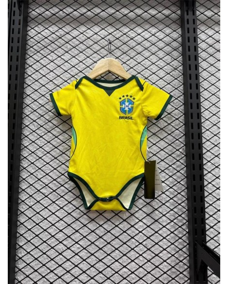 Brasilianisches Nationalmannschafts-Heimtrikot der Saison 2026 – Babygröße