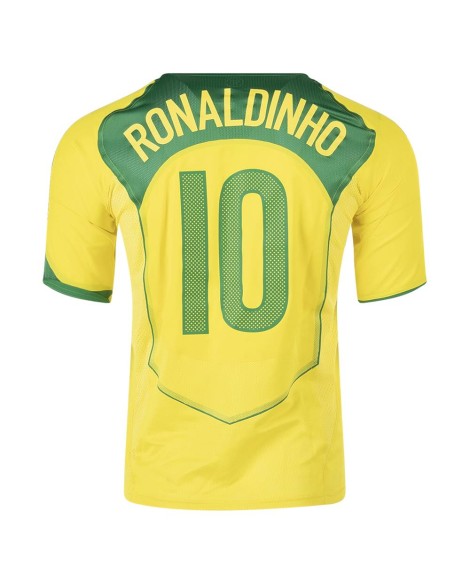 NIKE BRASILIEN NEUAUFLAGE RONALDINHO 10 HEIMTRIKOTS