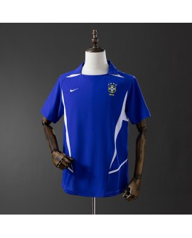 Brasilien 2002 Auswärts-Retro-Trikot