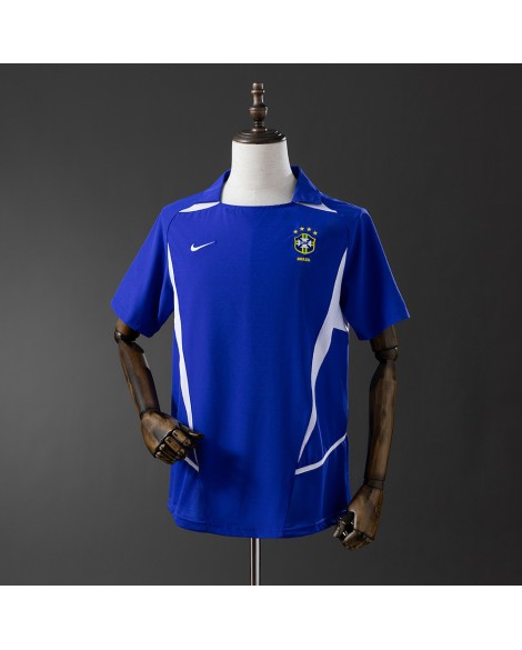 Brasilien 2002 Auswärts-Retro-Trikot
